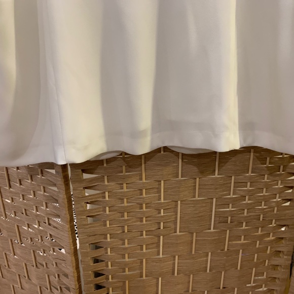 🤍HOST PICK🤍 Vintage 80s white oversized blazer with satin trim details - Picture 4 of 15